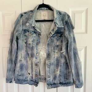 Distressed Denim Jacket